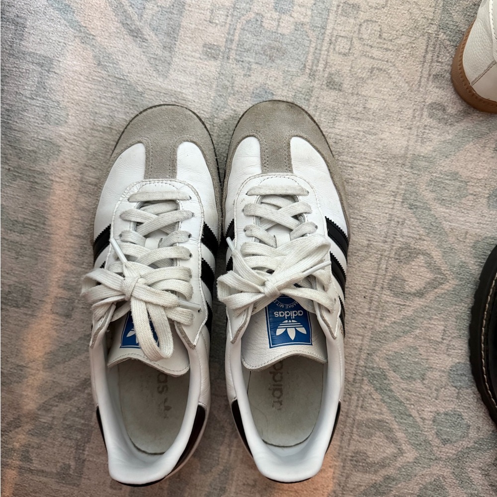 Adidas women’s samba White and Black Sneakers